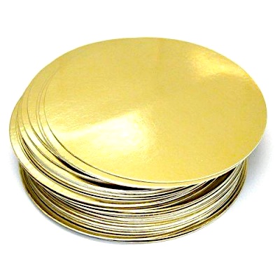 Подложка для торта Золото/Жемчуг 2х сторон. 0.8 мм, Ø 180 мм Подложка для торта Золото/Жемчуг 2х сторон. 0.8 мм, Ø 180 мм