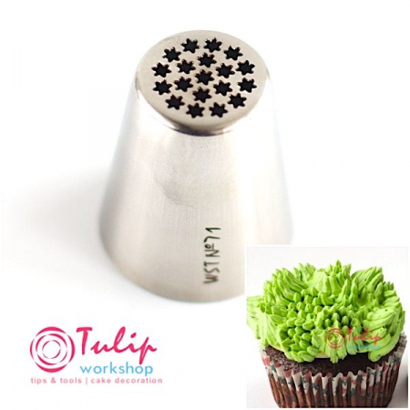 Набор 4L+1XL кондитерские насадки - Травка