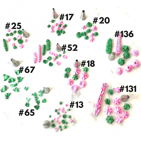 Кондитерская насадка открытая звезда №20 Tulip™ малый размер (diam. 5.5 mm; 8 лучей) Кондитерская насадка открытая звезда №20 Tulip™ малый размер (diam. 5.5 mm; 8 лучей)