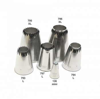 Кондитерская насадка Султан №136, 793-796 | Ateco