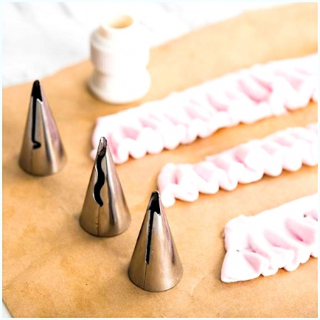 Кондитерски насадки рюшевые №030 - 090 Ateco | Ruffle Кондитерски насадки рюшевые №030 - 090 Ateco | Ruffle