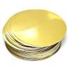 Подложка для торта Золото/Жемчуг 2х сторон. 0.8 мм, Ø 180 мм Подложка для торта Золото/Жемчуг 2х сторон. 0.8 мм, Ø 180 мм