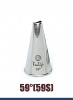 Кондитерская насадка 59°(59S) Tulip, Корея, прорезь 4.8 мм лепесток изогнутый правый, мини Кондитерская насадка 59°(59S) Tulip, Корея, прорезь 4.8 мм лепесток изогнутый правый, мини
