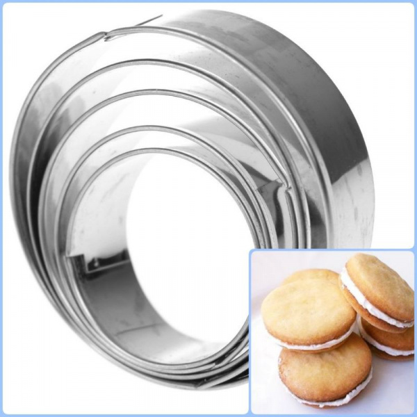 Вырубка стальная Кольца ∅ 5-8 см | Набор 5 фигур Вырубка стальная Кольца ∅ 5-8 см | Набор 5 фигур