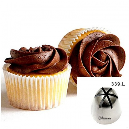 Насадка закрытая звезда №139, 339, 539 (239) | Роза Джаз (6 лучей) - Standard closed star tip #139, 339, 239 (539) | Rose Jazz | by Tulip Workshop Насадка закрытая звезда №139, 339, 539 (239) | Роза Джаз (6 лучей) - Standard closed star tip #139, 339, 239 (539) | Rose Jazz | by Tulip Workshop