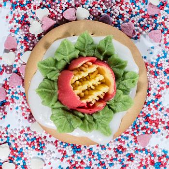 Насадка Малазийский Цветок №211 Полыхающая Роза (XL размер) - Russian Nozzle # 211 - Blaze (XL size)