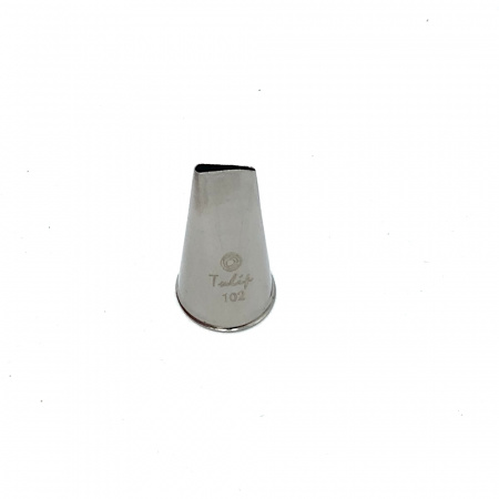 Кондитерская насадка 102 Tulip прорезь 9 мм, лепесток прямой малый Кондитерская насадка 102 Tulip прорезь 9 мм, лепесток прямой малый