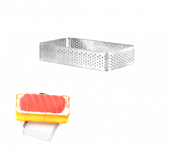 Формы для выпечки нерж.сталь перфорир. | Прямоугол. (высота 2 см)