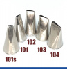 Кондитерские насадки лепесток розы малый прямой №101s(264),101, 102, 103, 104 Tulip™ | набор 5 шт Кондитерские насадки лепесток розы малый прямой №101s(264),101, 102, 103, 104 Tulip™ | набор 5 шт