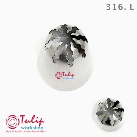 Насадка закрытая звезда №116, 316, 516 | Ruffles (8 волнистых лучей) - Standard closed star tip #116, 316, 516 | Ruffles | by Tulip Workshop Насадка закрытая звезда №116, 316, 516 | Ruffles (8 волнистых лучей) - Standard closed star tip #116, 316, 516 | Ruffles | by Tulip Workshop