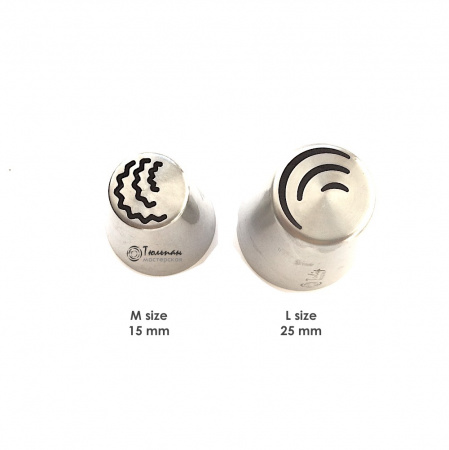 мини Насадка листик/лепесток E №180 Веер Лауры | М размер