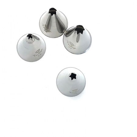 Кондитерская насадка открытая звезда №15 Tulip™ мини размер (diam. 2.5 mm; 5 лучей) Кондитерская насадка открытая звезда №15 Tulip™ мини размер (diam. 2.5 mm; 5 лучей)