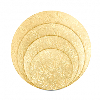Поднос под торт Золото (cakeboard) Ø 200-400 мм | толщина 12 мм Поднос под торт Золото (cakeboard) Ø 200-400 мм | толщина 12 мм