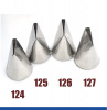 Набор кондитерских насадок 124, 125, 126, 127 Tulip™, 4 шт, лепесток розы прямой Набор кондитерских насадок 124, 125, 126, 127 Tulip™, 4 шт, лепесток розы прямой