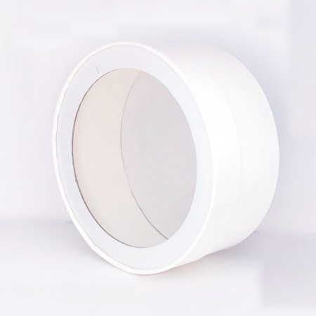 Коробка для выпечки круглая (шайба) 20•8 см Белая (окно, крышка+дно) Коробка для выпечки круглая (шайба) 20•8 см Белая (окно, крышка+дно)