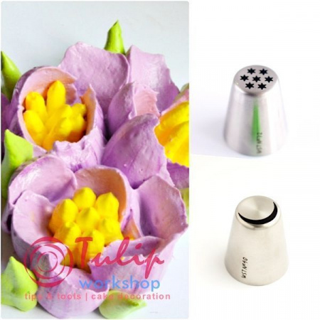 Набор 3 кондитерские насадки для бутона | L размер Набор 3 кондитерские насадки для бутона | L размер