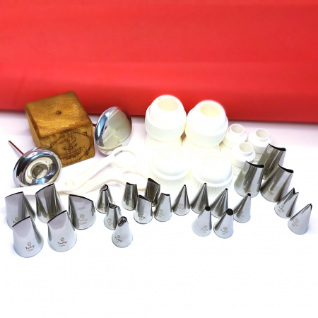 Набор (большой) кондитерских инструментов 32 шт | МК Кремовая Флористика от Малиновки Набор (большой) кондитерских инструментов 32 шт | МК Кремовая Флористика от Малиновки