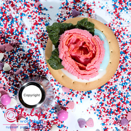 Насадка листик/лепесток E №106 лепестки Пиона | L размер (Russian Leaf&Petal E Nozzle #106 Peony Petals | L size | By Tulip Workshop)