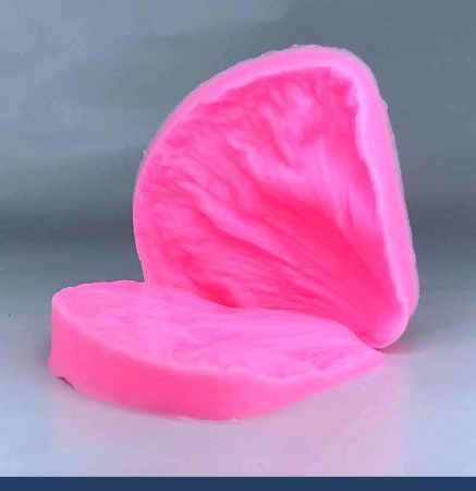 Молд силиконовый (вайнер) лепесток Пиона большой (2), комплект 2 шт (70•70 мм) b040