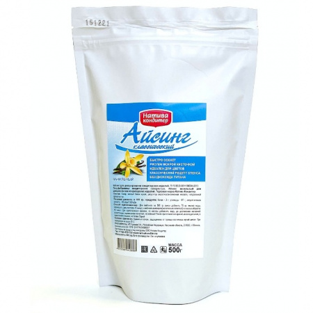 Айсинг кондитерский Ванильный Натива 0.5 - 5 кг сухая смесь Айсинг кондитерский Ванильный Натива 0.5 - 5 кг сухая смесь